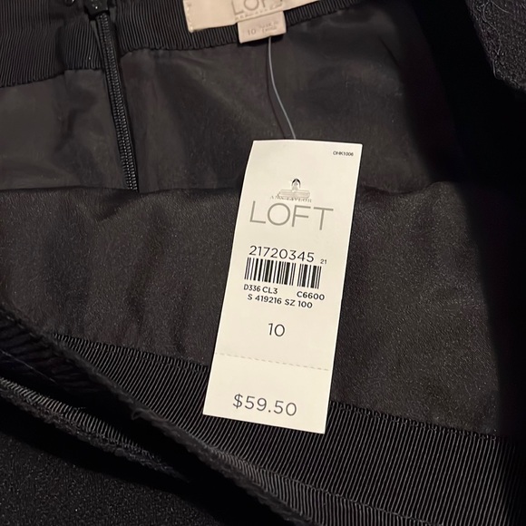 Ann Taylor Loft black skirt NWT size 10 - Picture 6 of 8